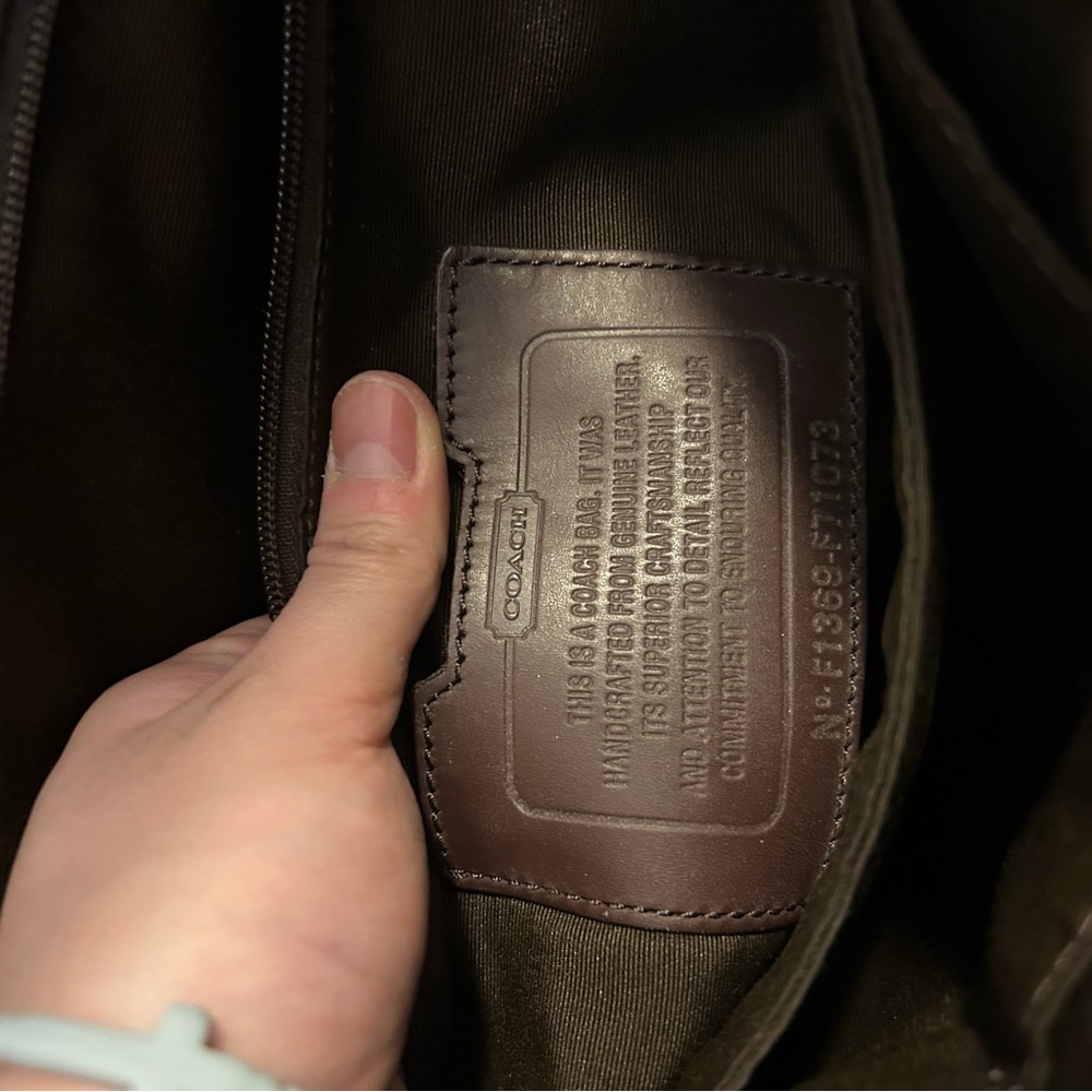 Vintage Coach Lexington Briefcase in Glovetanned Leather - Picture 13 of 14